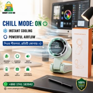 USB Rechargeable Mini Desk Fan